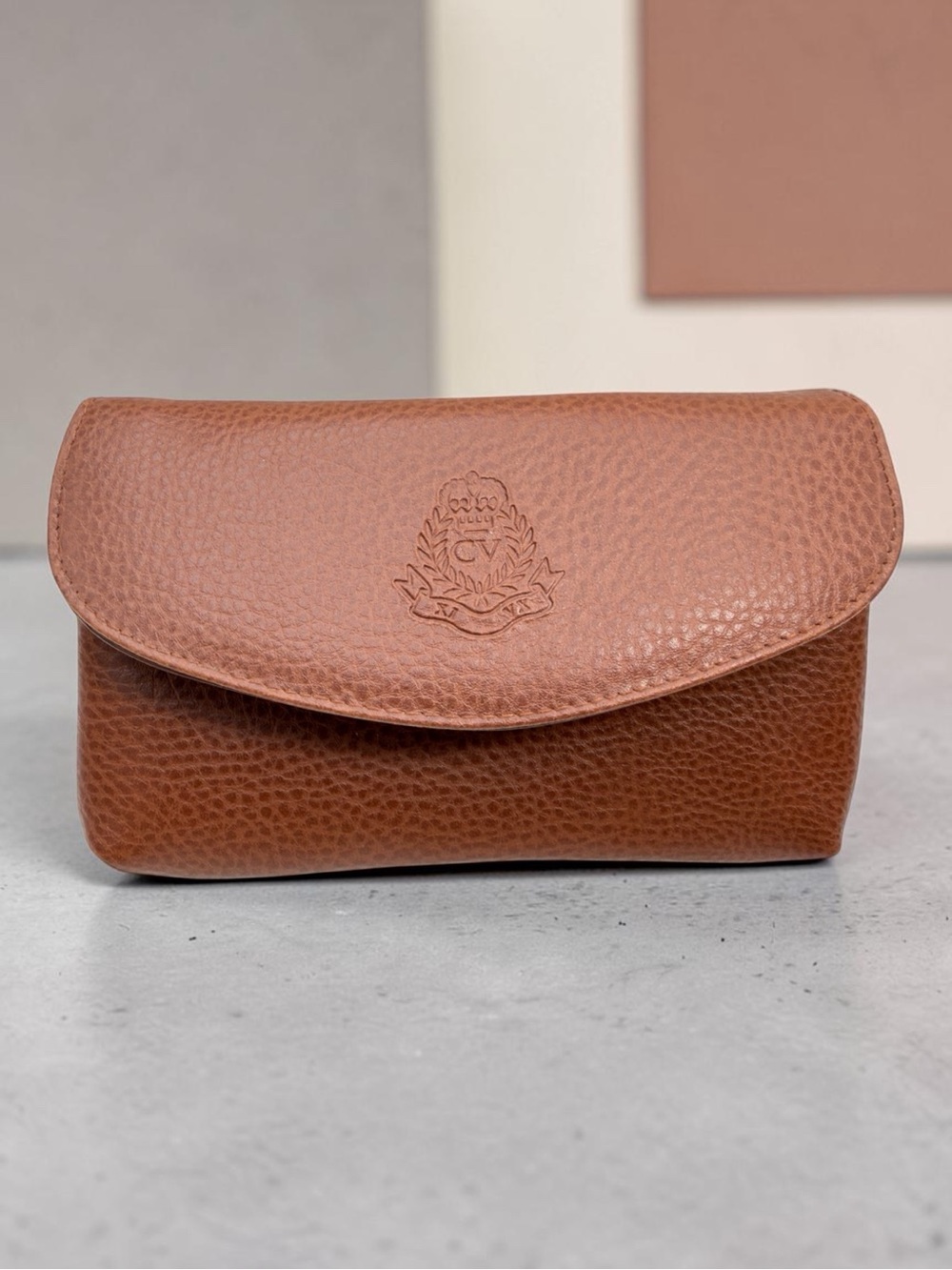 Victory Pebbled real Leather Clutch Wallet made in USA